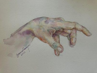 painting - Hand