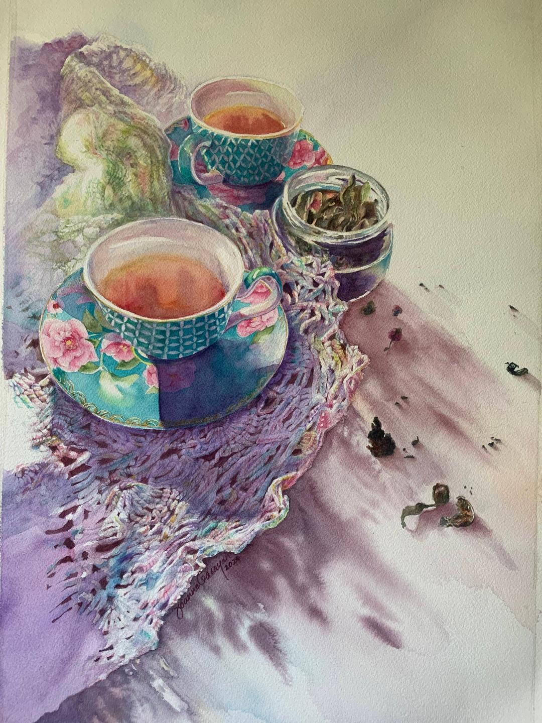 painting - Memories of Chai Time