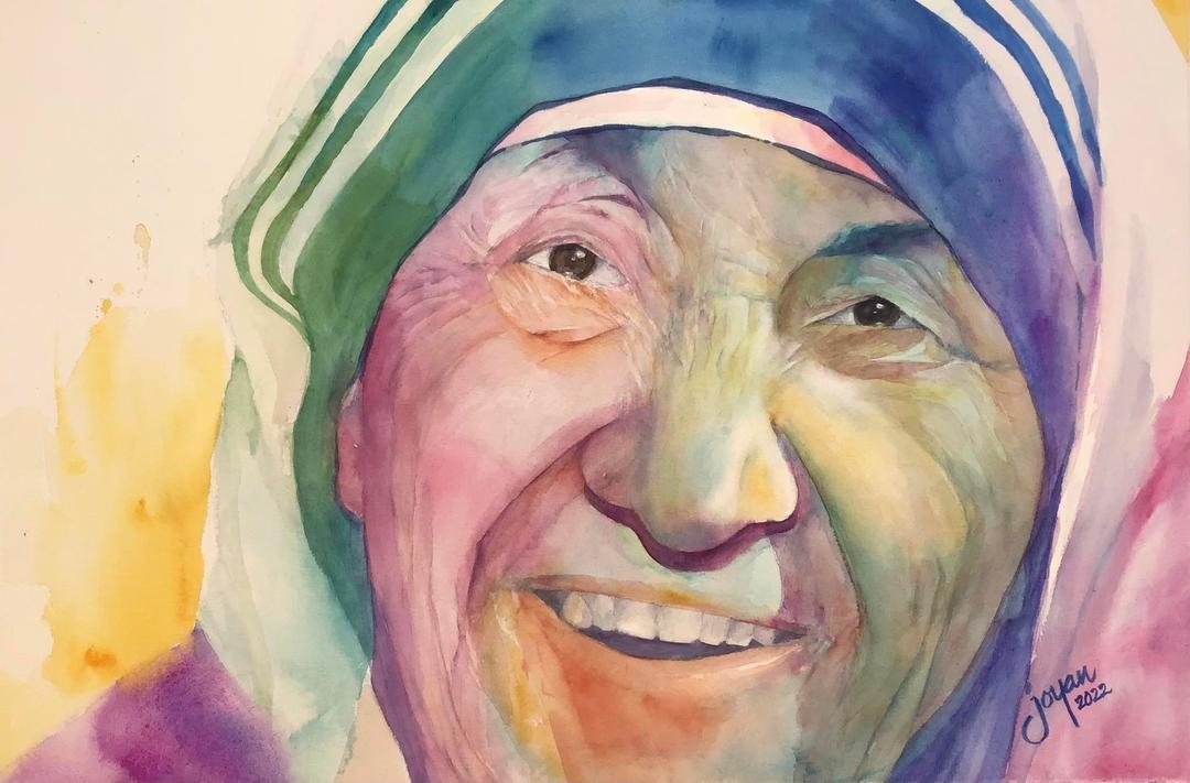 painting - Mother Theresa 3