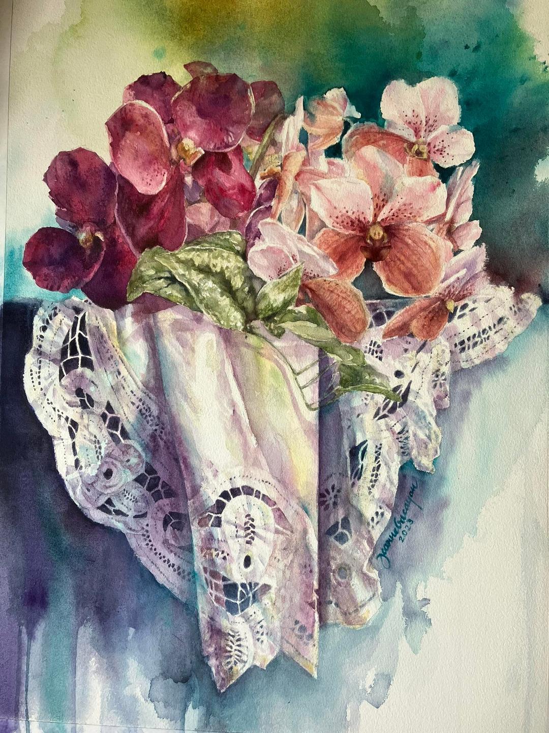 painting - Queen of Philippine Flowers